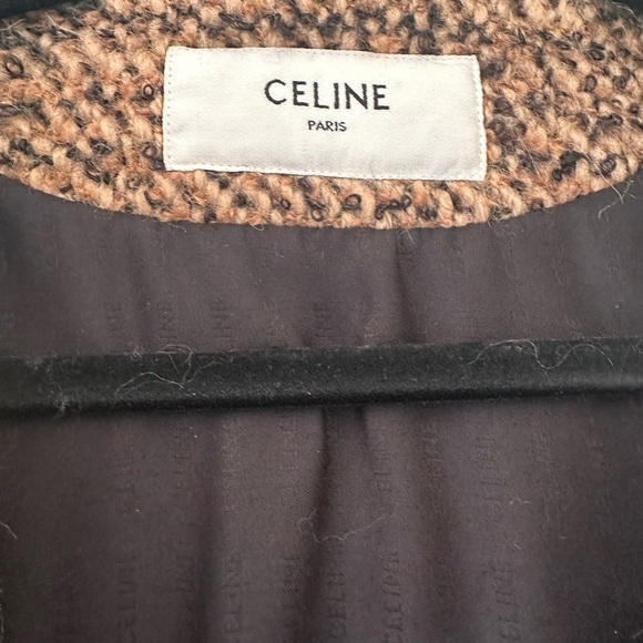 Celine Oversized Tweed Cardigan in Leopard 38 - Picture 7 of 10